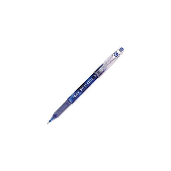 Pilot Pilot Precise P-700 Gel Rollerball Pen, Fine, 0.7mm, Blue Barrel/Ink, Dozen 38611 - main